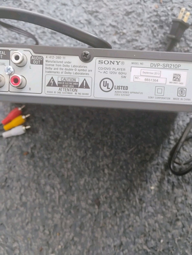 Sony DVD CD Player