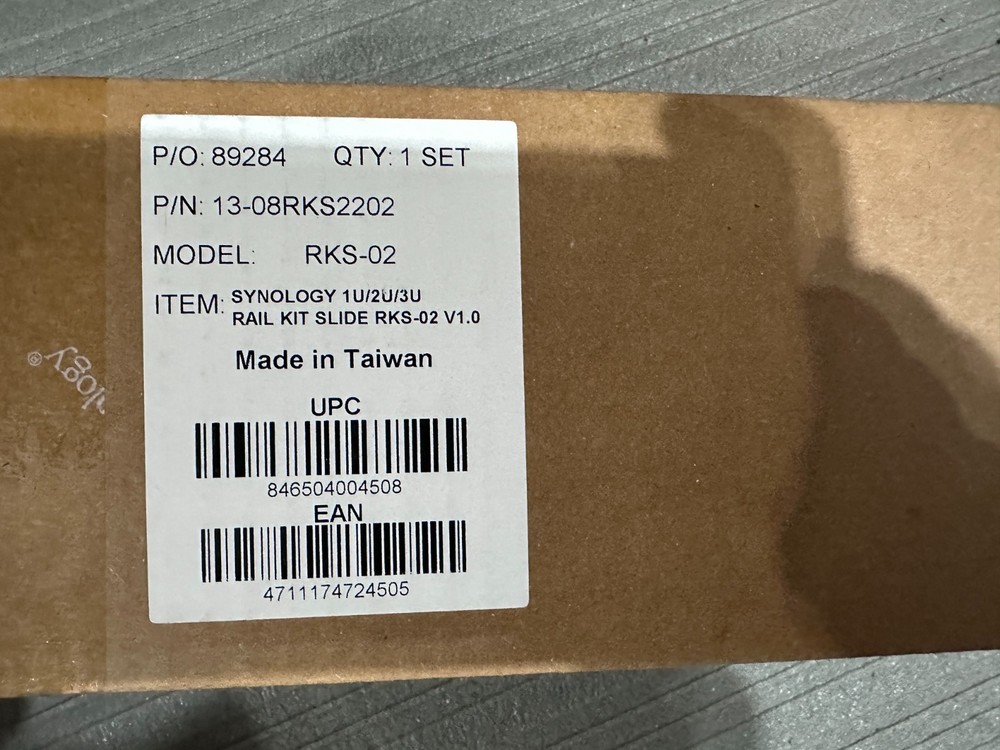 Synology Rail Kit Sliding