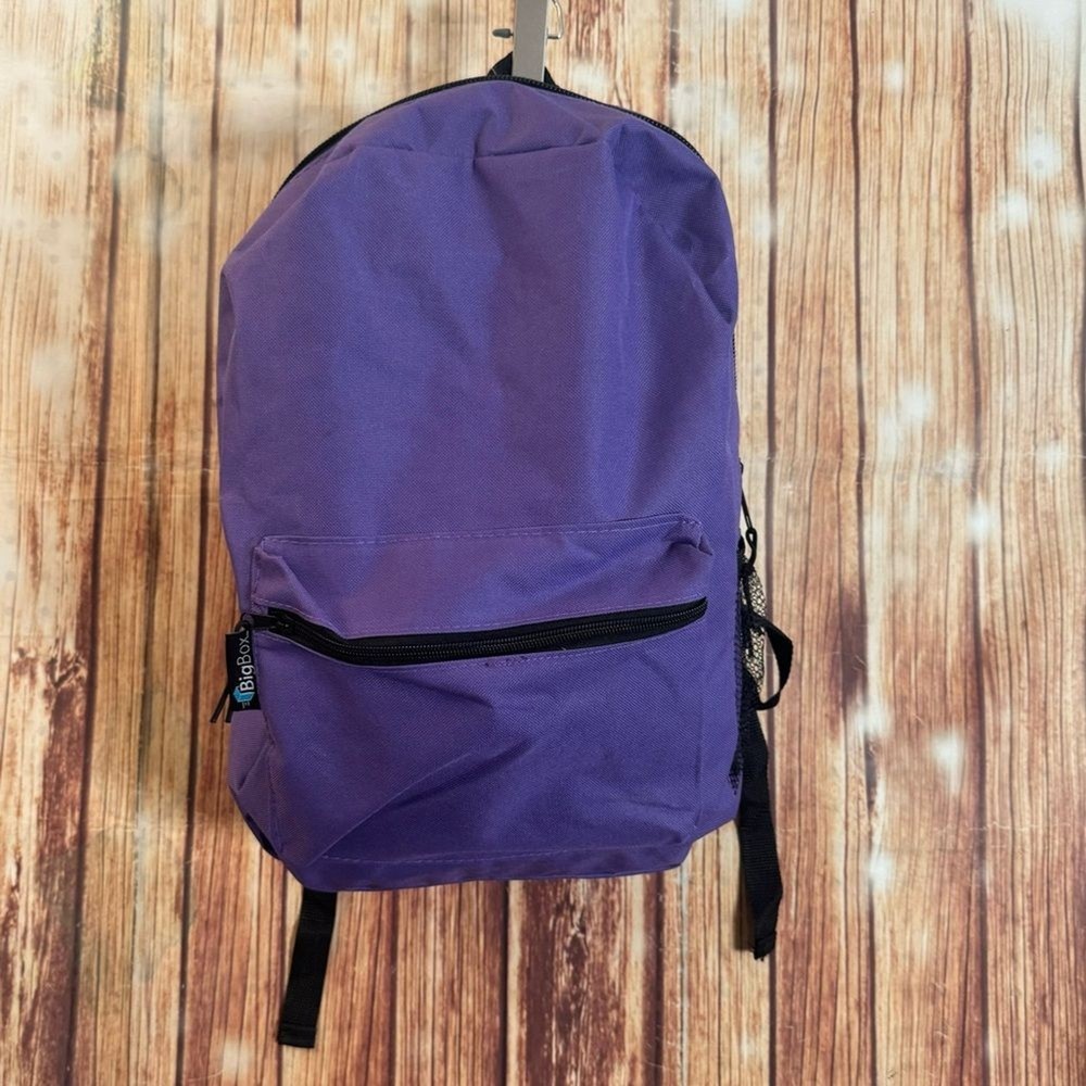 BigBox Nylon Purple Backpack 17 in