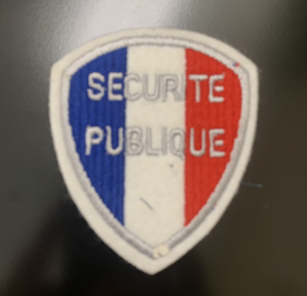 RARE ORIGINAL  SECURITE PUBLIQUE PATCH