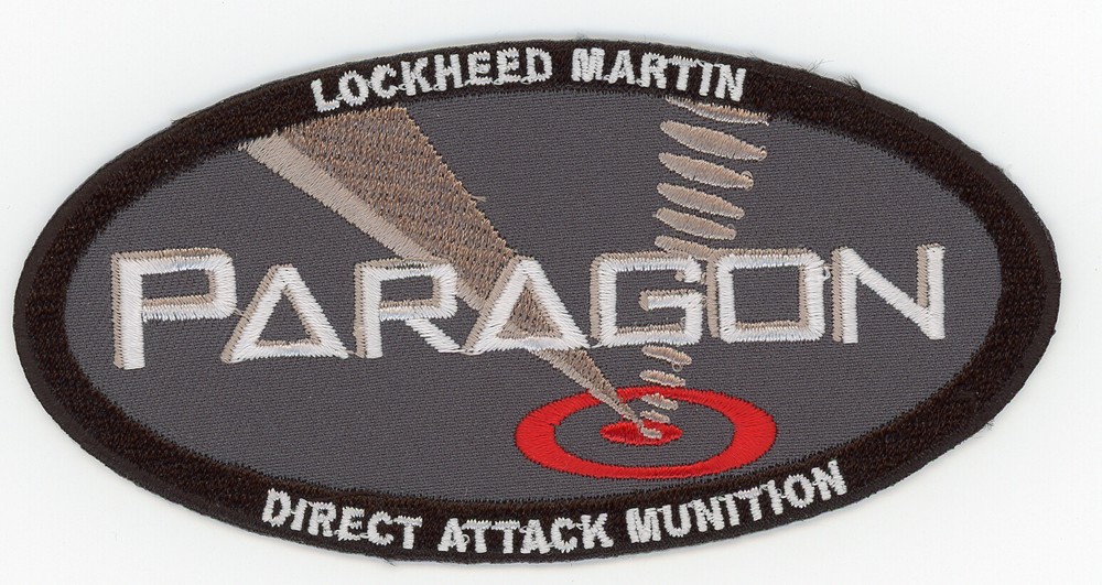 Lockheed Martin Official Paragon Direct Attack Munition Program Patch Rare USMC