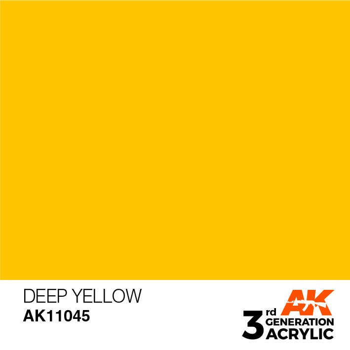 AK Interactive 3G Acrylic Deep Yellow 17ml