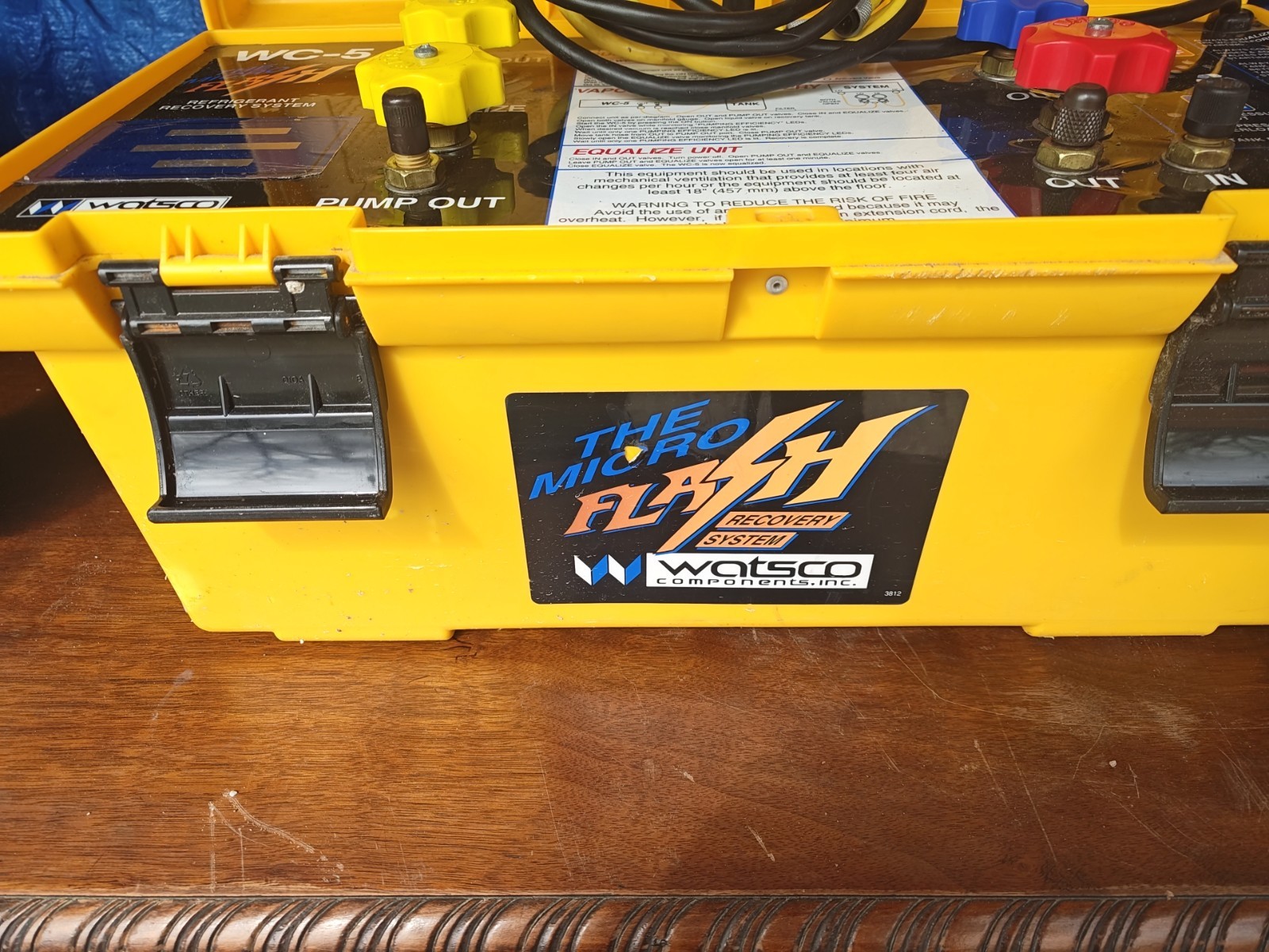 WATSCO MICRO FLASH REFRIGERANT RECOVERY SYSTEM WC-5