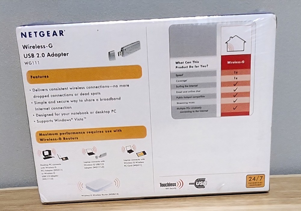 Netgear Wireless-G USB 2.0 Adapter WG111