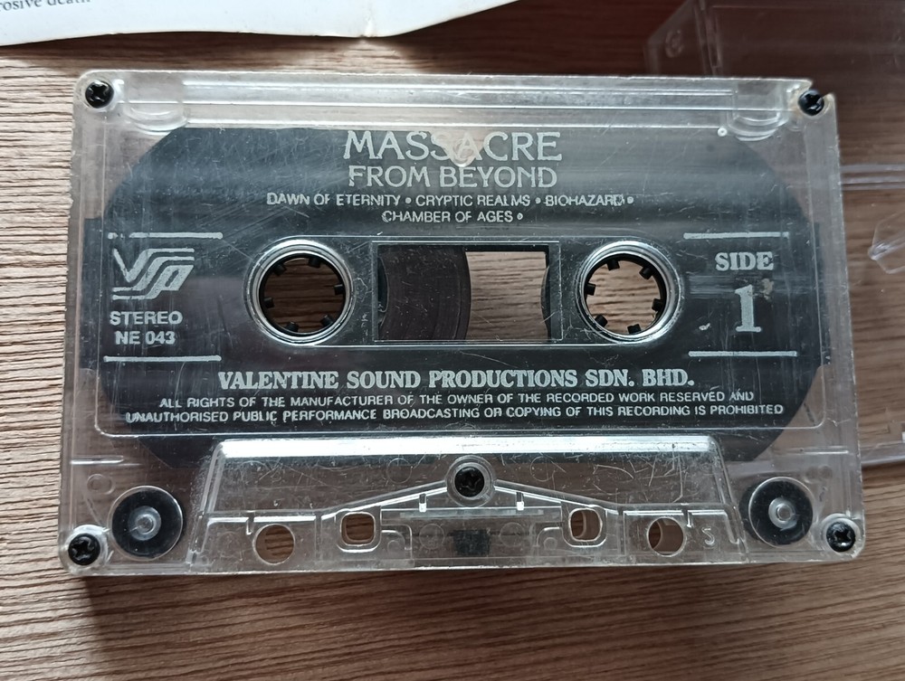 MASSACRE From Beyond - Rare Malaysia Cassette