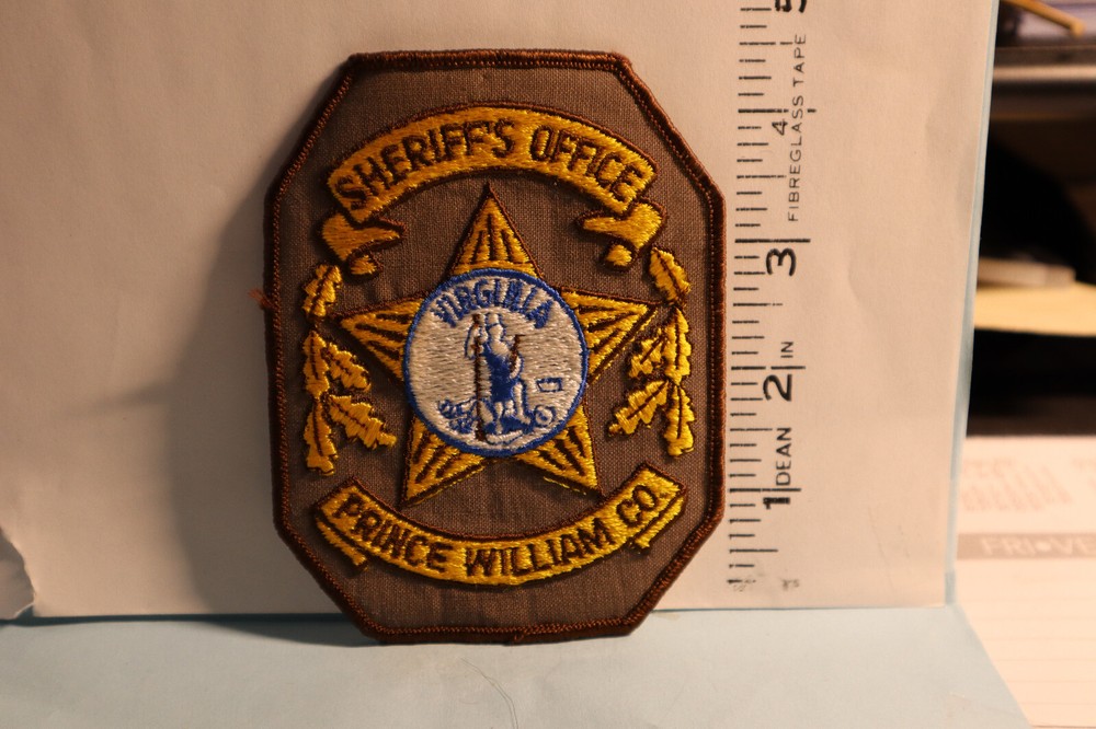 police patch   PRINCE WILLIAM COUNTY SHERIFF'S OFFICE VIRGINIA