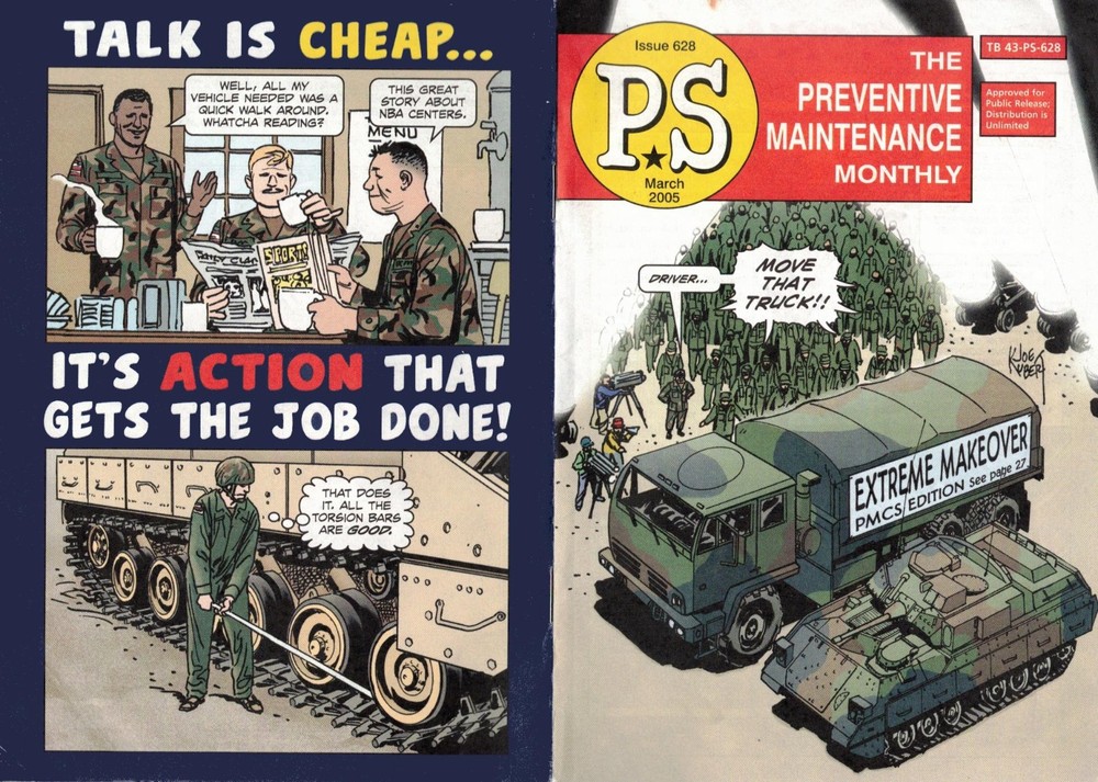 PS: PREVENTIVE MAINTENANCE MONTHLY ~ 2005 ~ 7 Issues ~ Joe Kubert Artwork ~ MINT