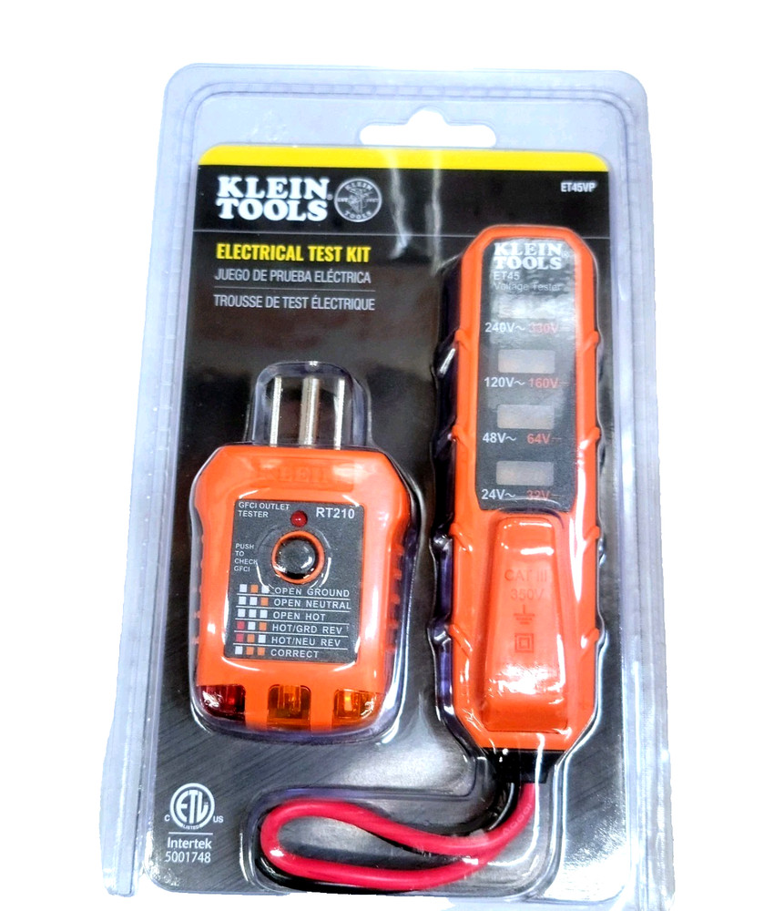 Klein ToolsElectrical Test Kit with Voltage and Receptacle Tester