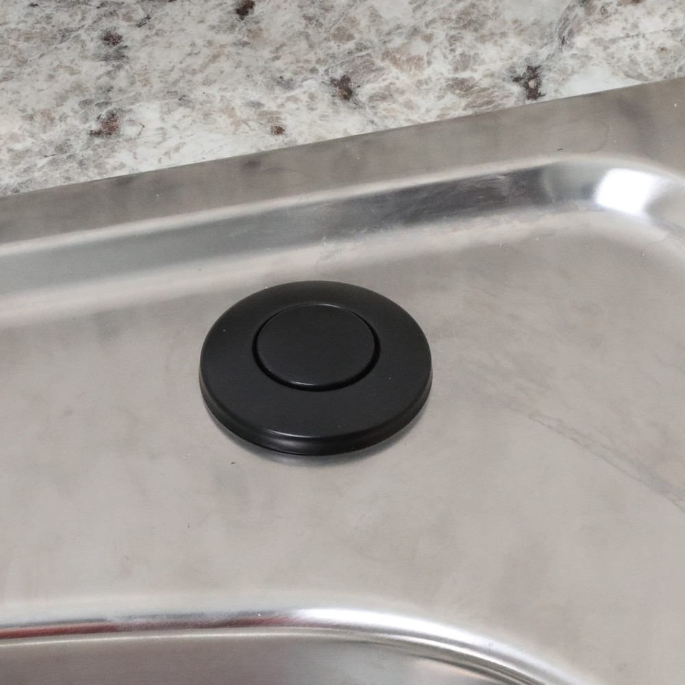 Danco Kitchen Sink Top Mount Air Switch for Garbage Disposals Matte Black