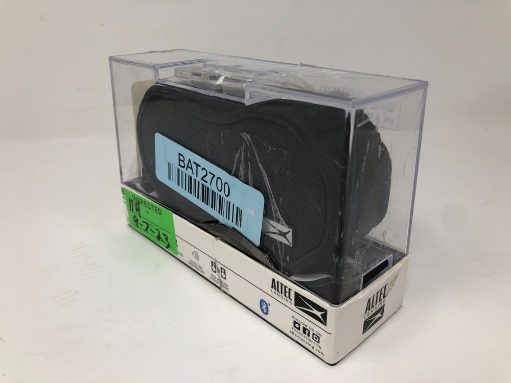 Altec Lansing HydraMini Everything-Proof Wireless Portable Bluetooth Speaker