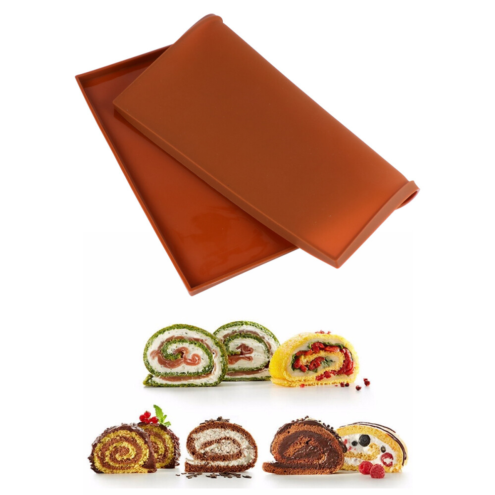 Extra Large Baking Mat Tools Tray for Swiss Roll Cake Mold Rolling