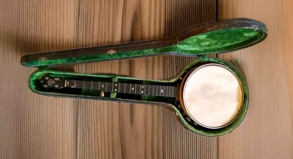 A. Weaver 5 String Banjo w/case! -LL