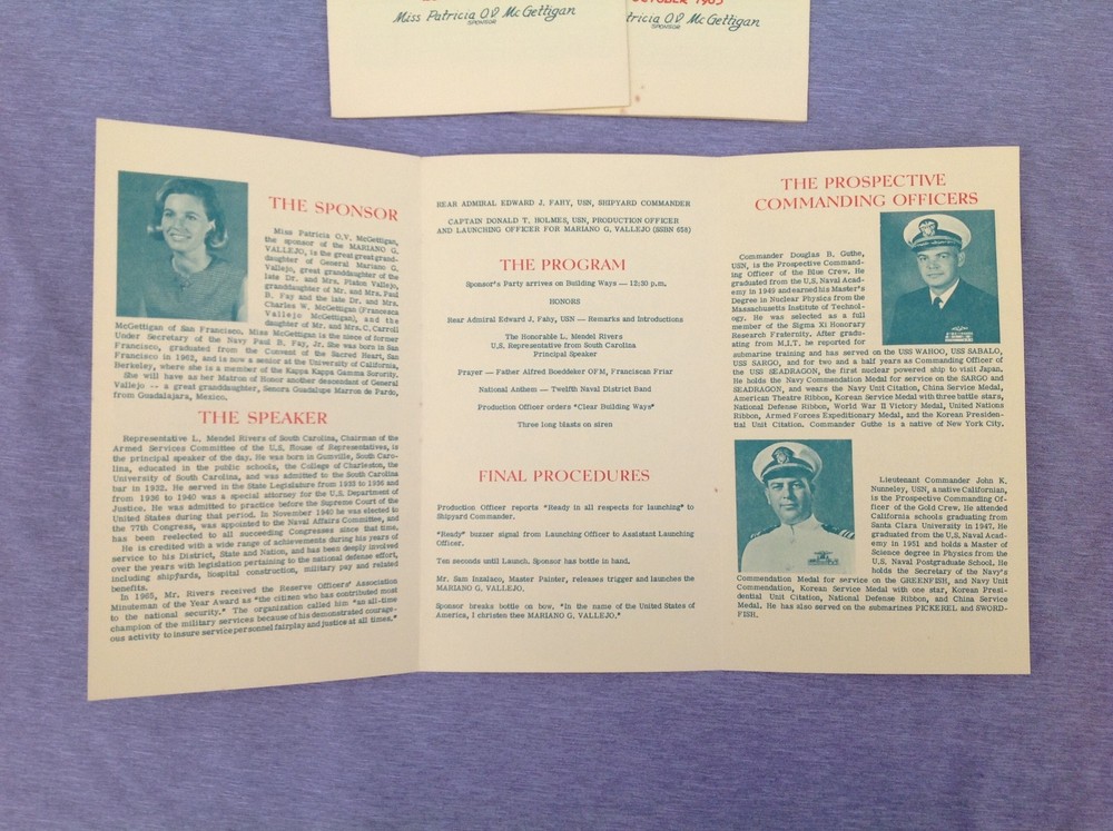 3 1965 Mare Island Navy Yard Programs