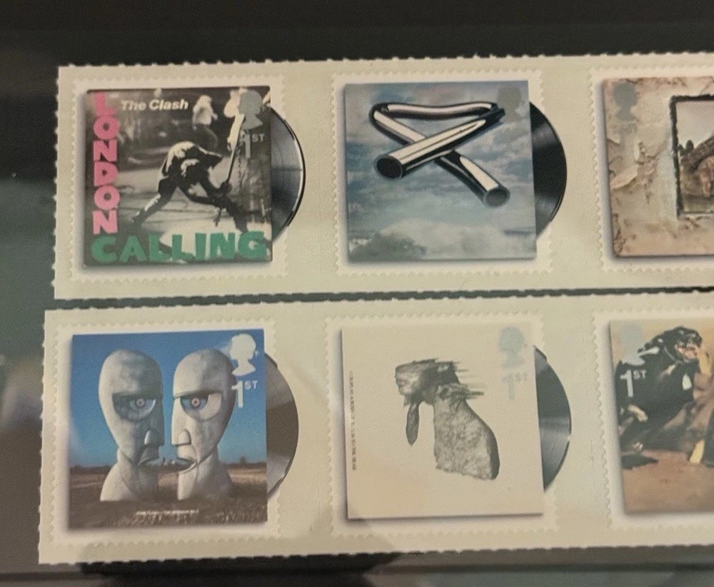 2010 Royal Mail Classic Album Covers Stamp Set British Music Stamps MNH