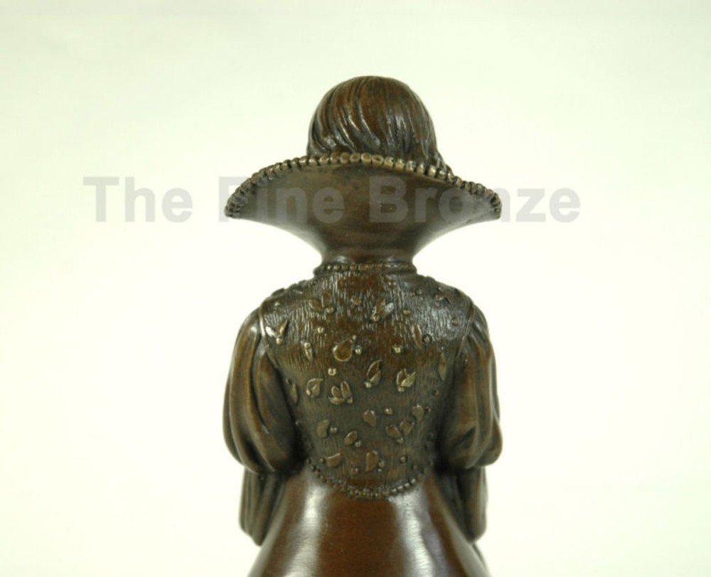 D.H.Chiparus bronze statue, After Reading APRES LECTURE