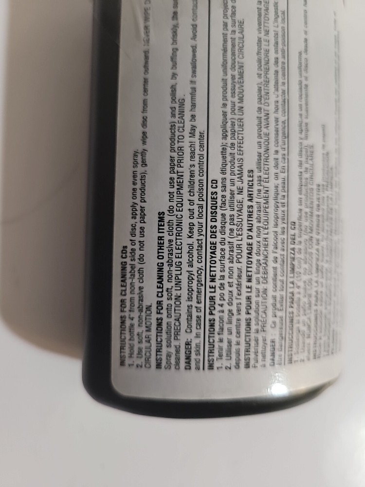 Maxwell Disc Electronic Cleaner 4oz Solution VTG New