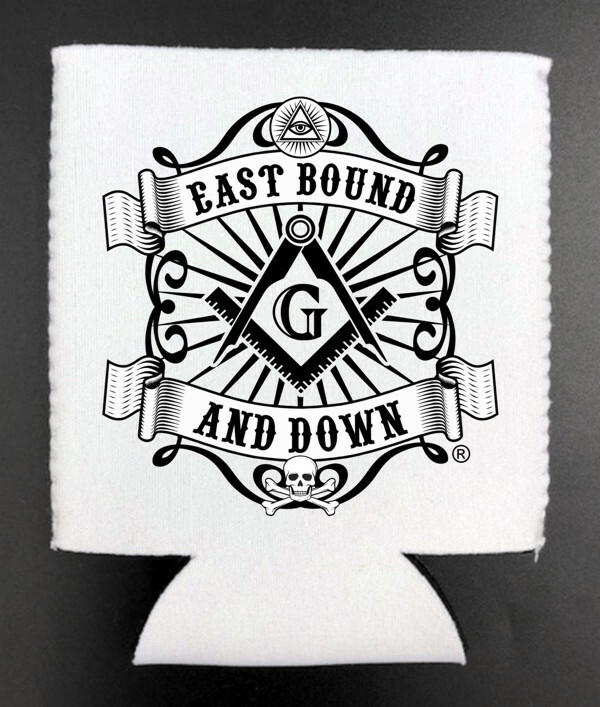 Masonic East Bound & Down® Can Cooler