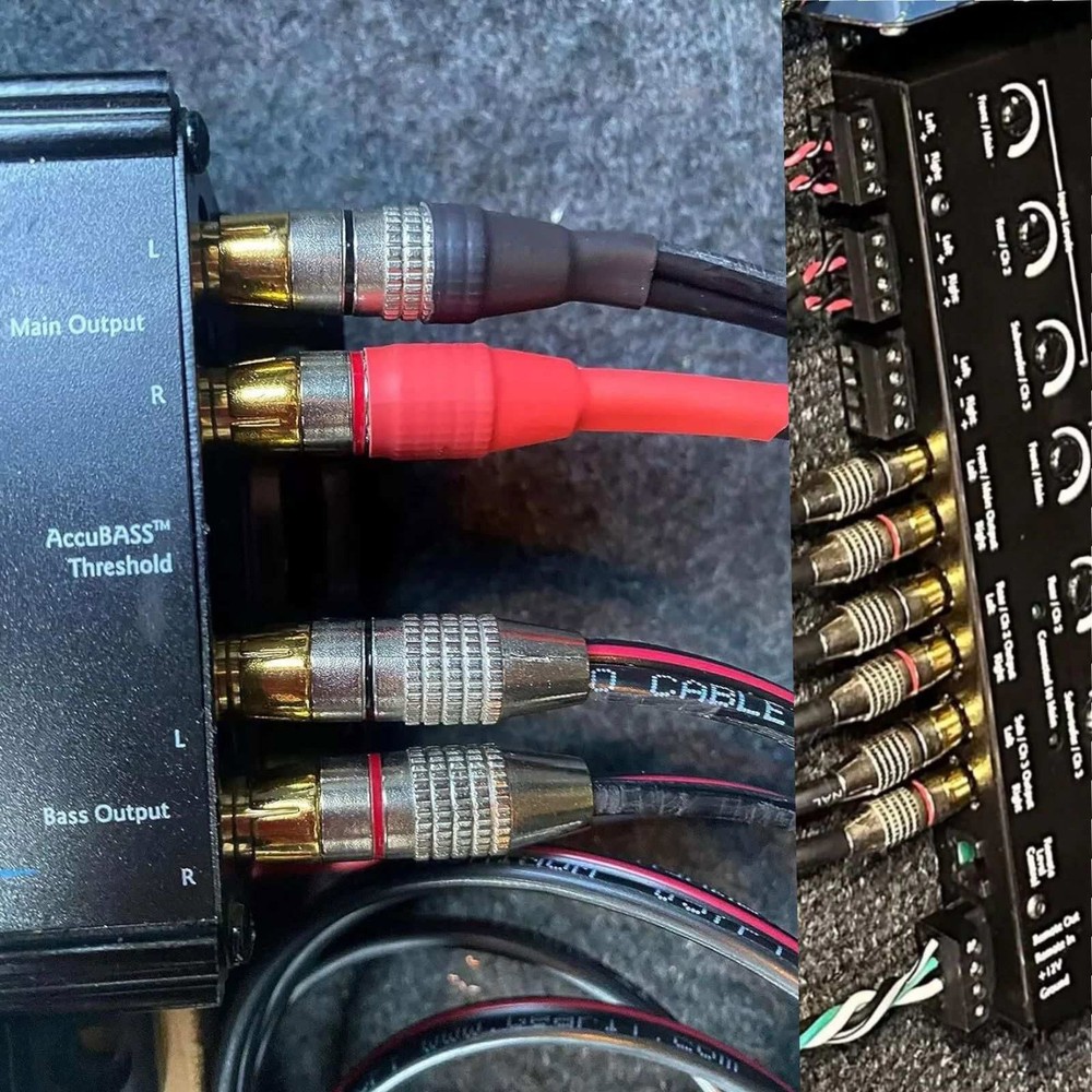 3mm Plug Diameter RCA Male Plug Solderless Audio Adapter Connector Speaker