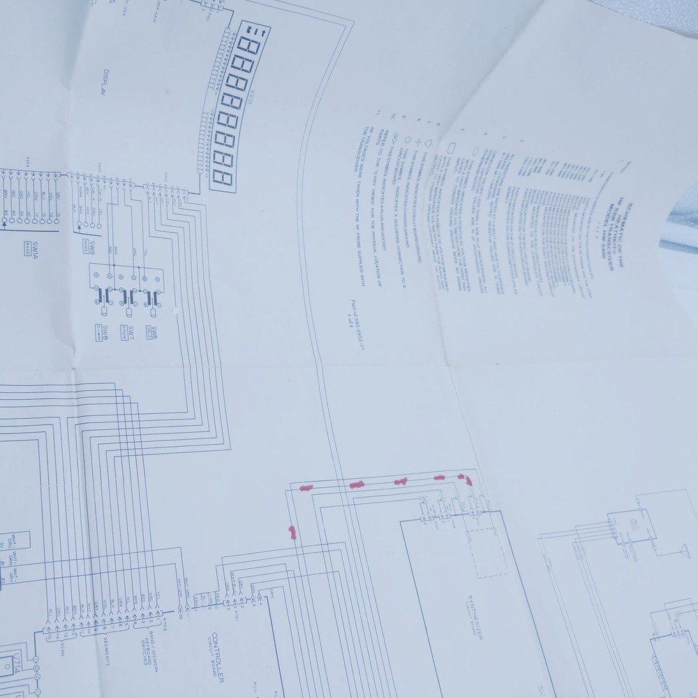 Heathkit HW-5400 SSB Transceiver Manual/Schematic/Layout Pullouts