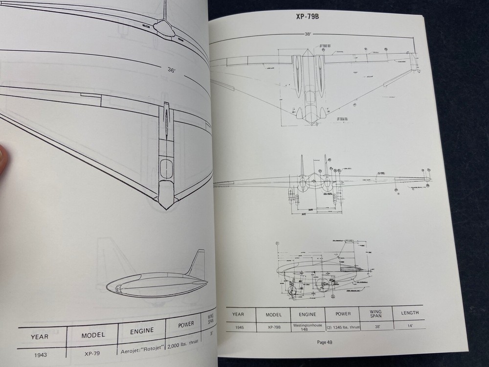 1983 Northrop Flying Wing Reference Book