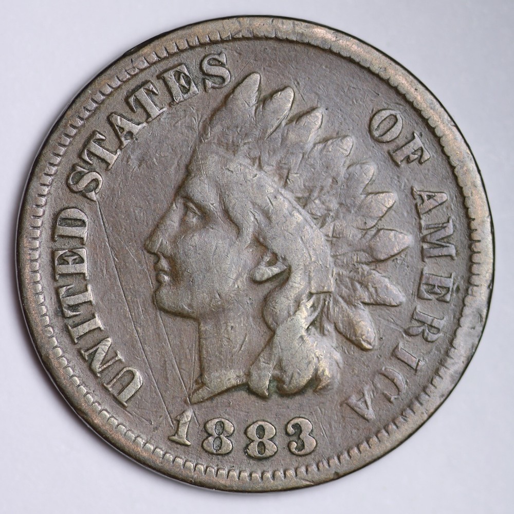 1883 Indian Head Cent Penny CHOICE FINE E121 RTC