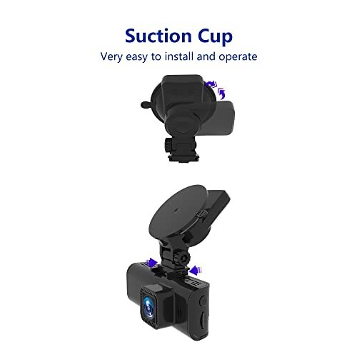 Suction Cup Mount for REDTIGER F7N Dash Cam with GPS Module