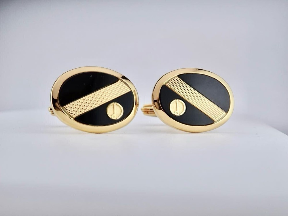 Dunhill Onyx Cufflinks