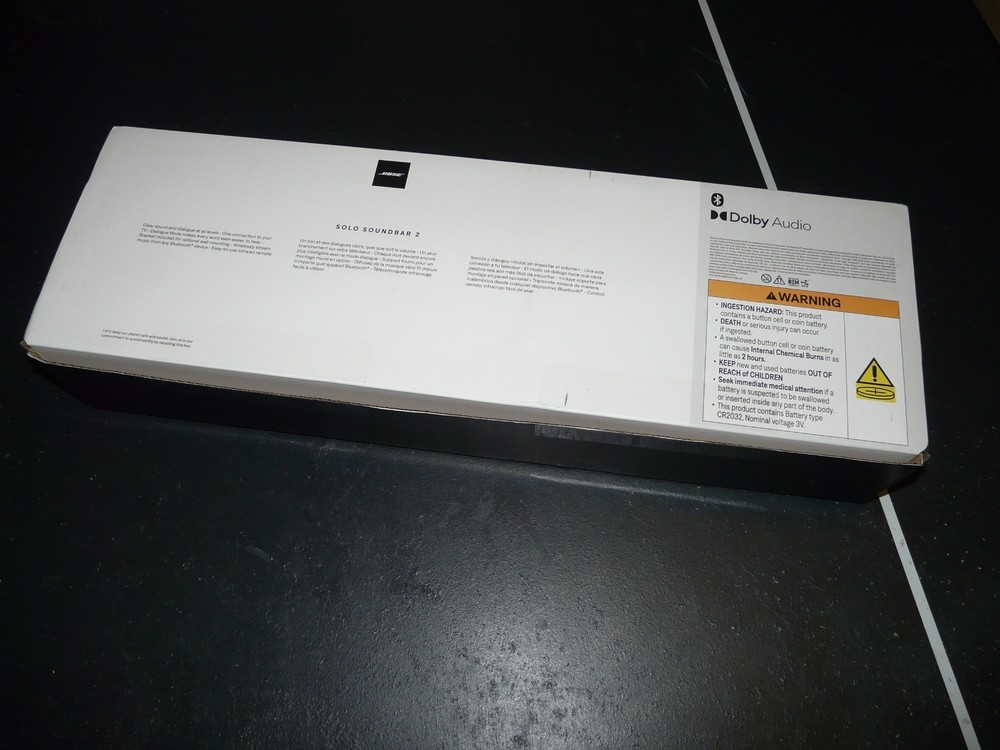 Bose Solo Soundbar 2 - EMPTY / REPLACEMENT BOX ONLY