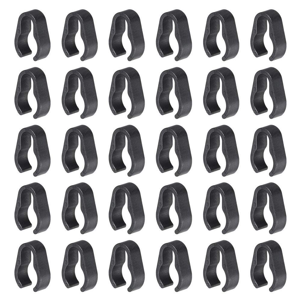 30Pcs 19mm Microphone Cable Clips Universal Microphone Stand Cable Clips