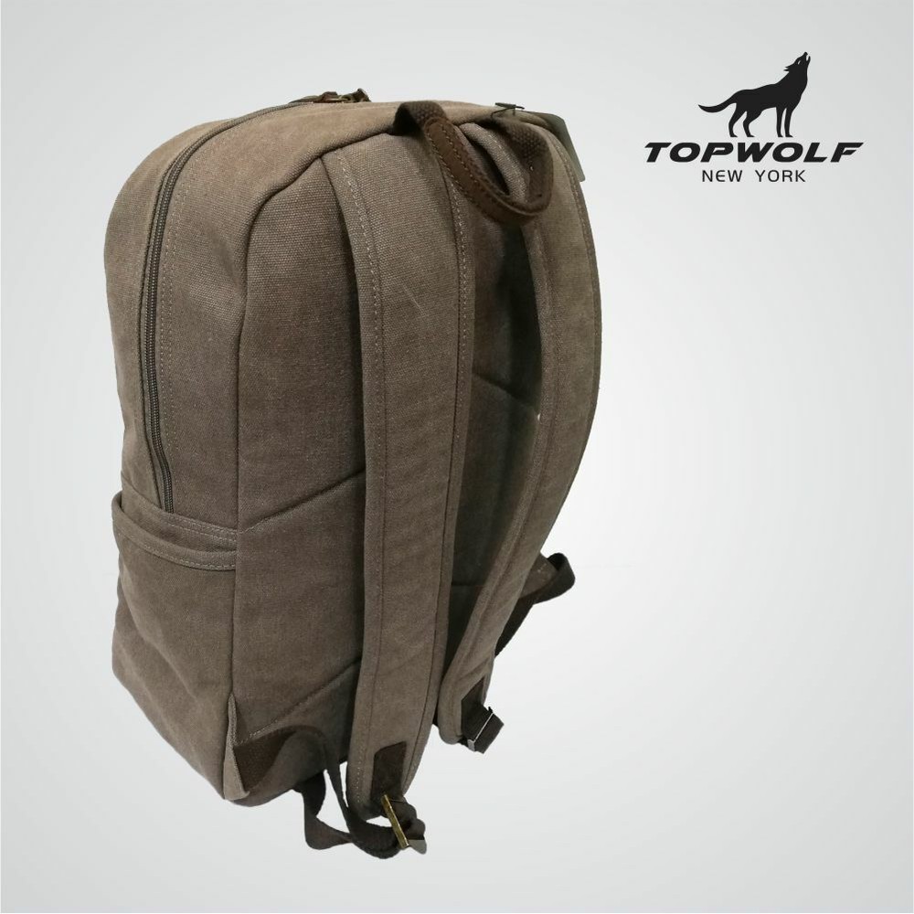Topwolf New York Canvas Backpack - TW005