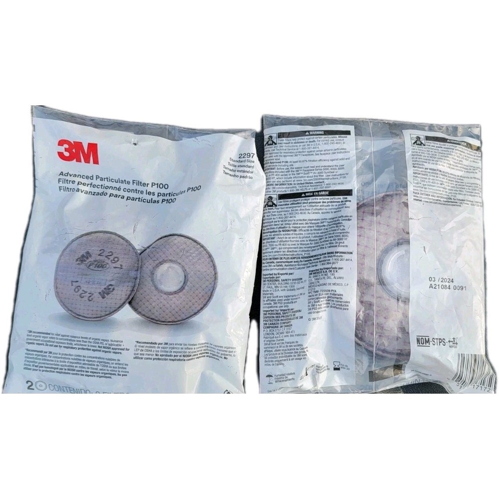3m Particulate P100 Mask Filter 2297