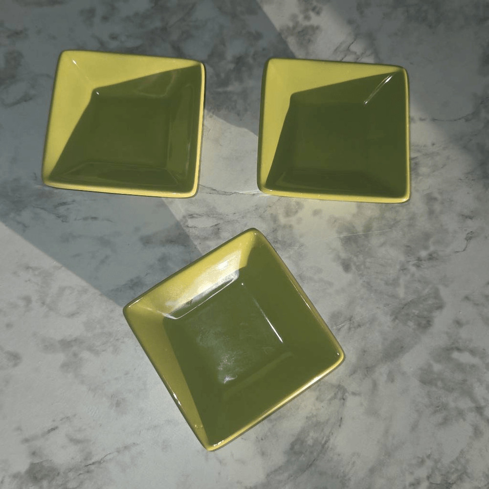 Lime Green Condiment Dishes
