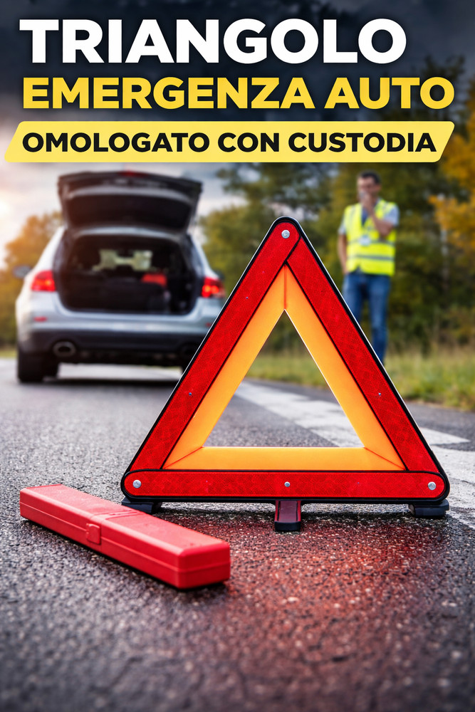 Universal Emergency Triangle Car Approved With Reflective Case