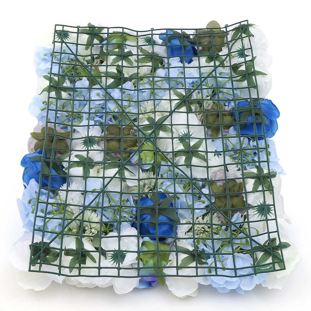 6 Pack Artificial Flower Wall Panel Floral Panel Background Wedding Party Decor