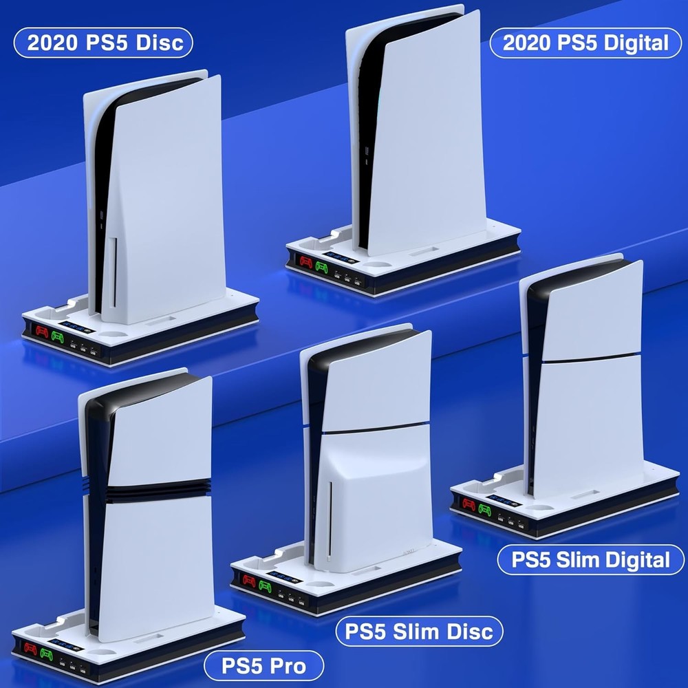 PS5 Stand Cooling Station With Controller Charger