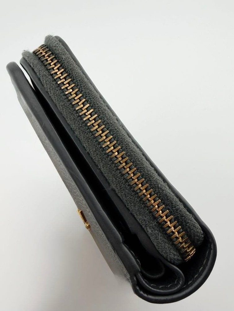 SAINT LAURENT 二つ折り財布 黒