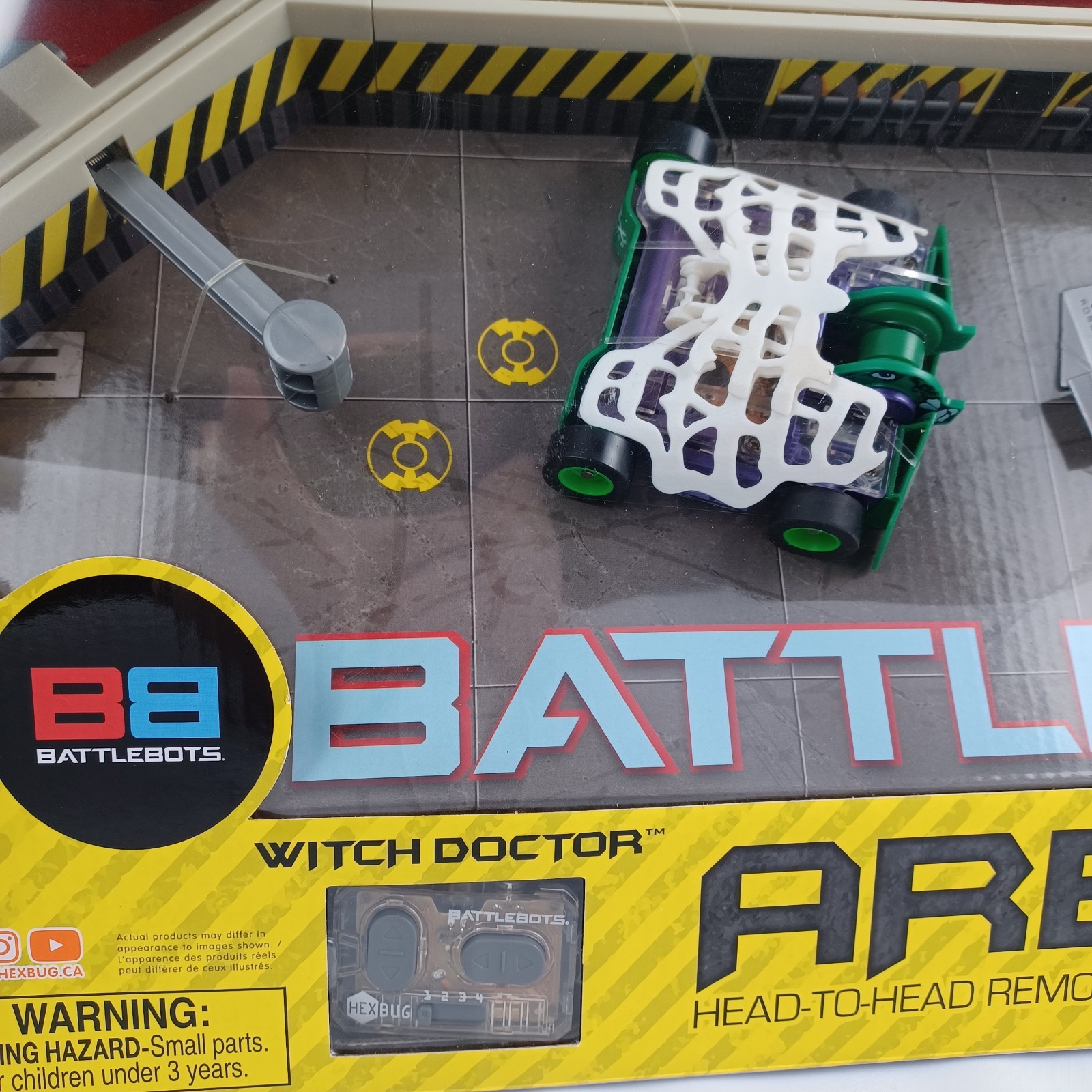 HEXBUG BattleBots Arena Bronco & Witch Doctor NEW