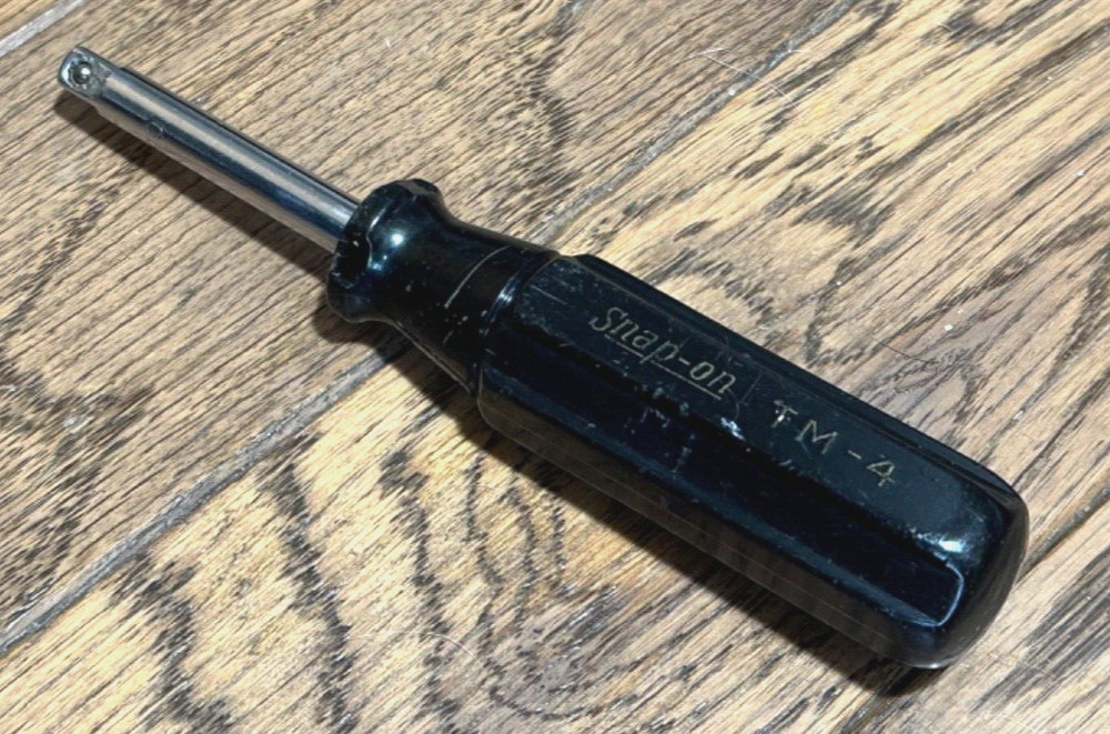 🇺🇸 Snap On Tools OCTO Grip 1/4 Socket Driver Spinner Screwdriver 6 Long Wrench