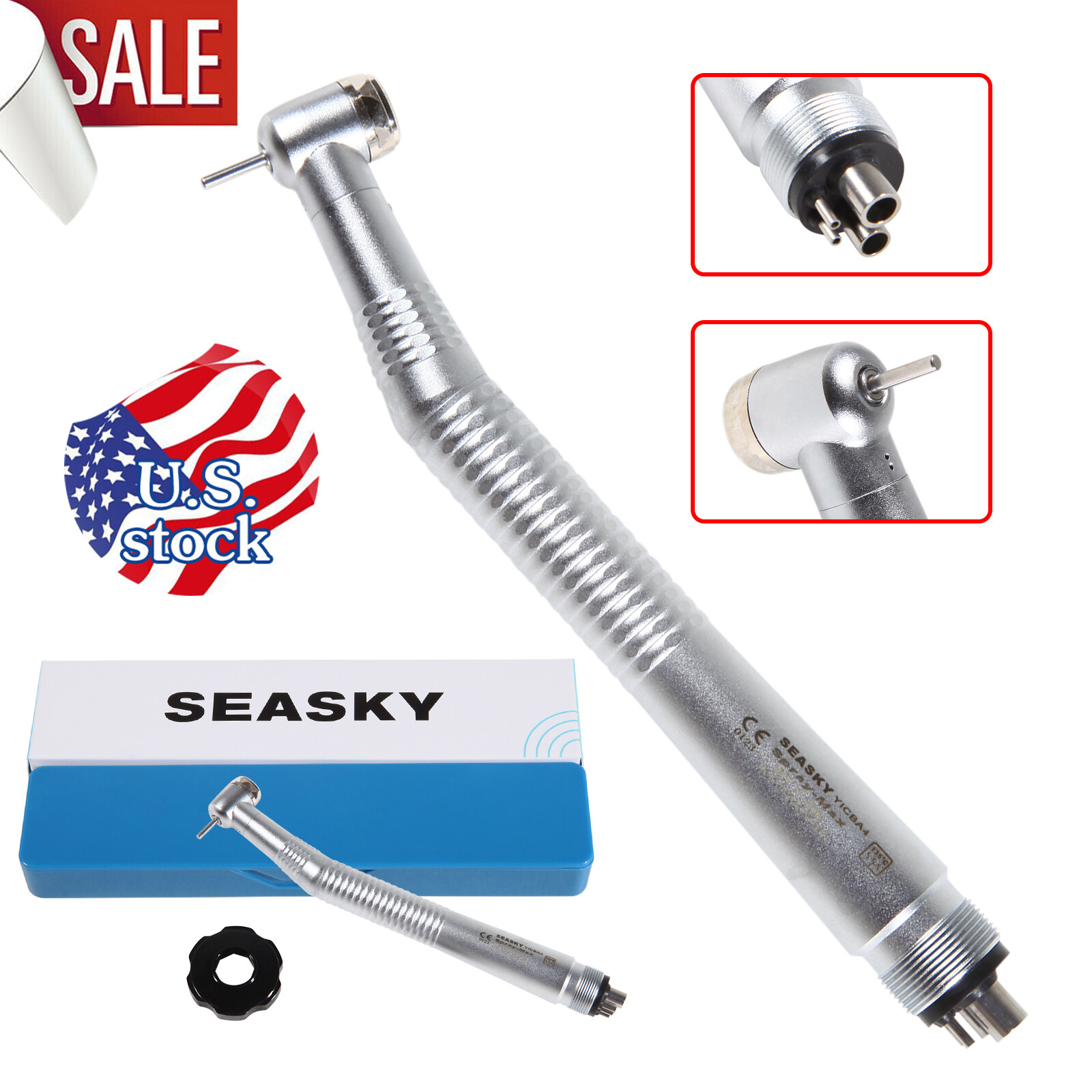 10* NSK PANA MAX Style Dental High Speed Handpiece Push Button 4Hole Air Turbine