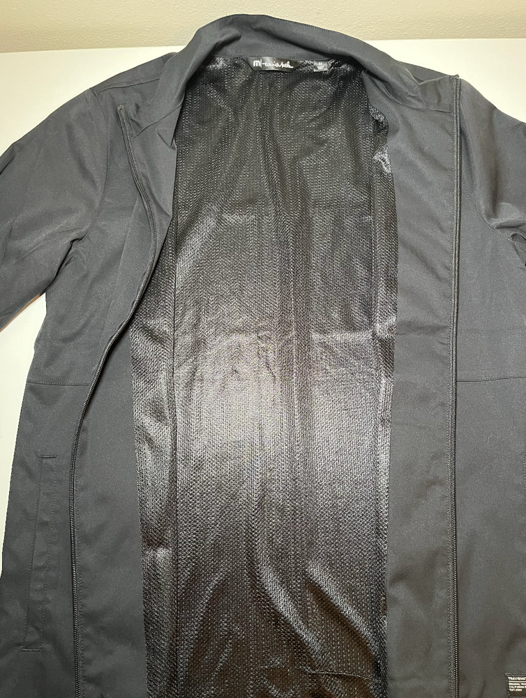 Men's Travis Mathew Full Zip Jacket | Black | Medium