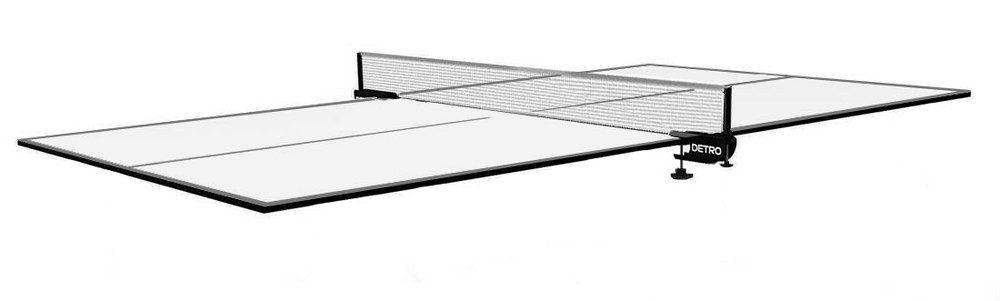 Dyna 2000 White table tennis conversion top