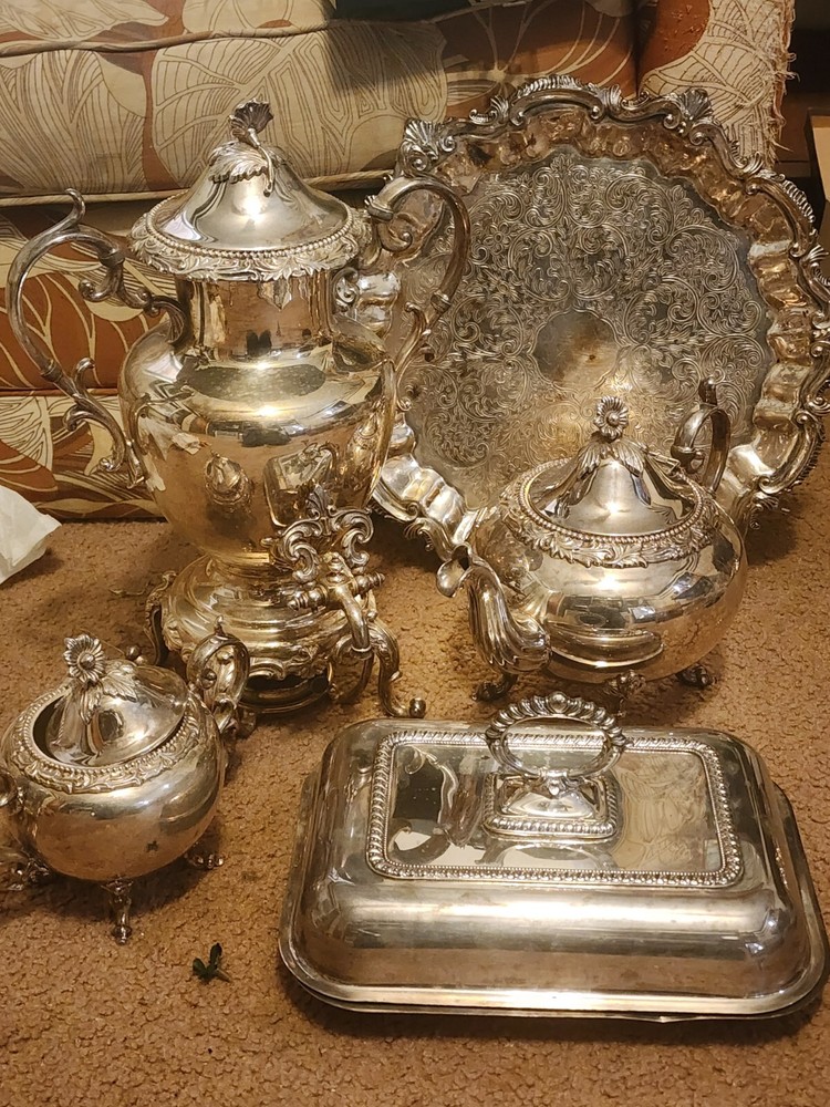 Silver Plate Vintage Tea Service