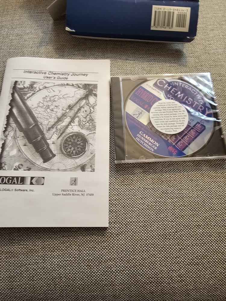 Interactive Chemistry Journey Leaning CD Opened Box