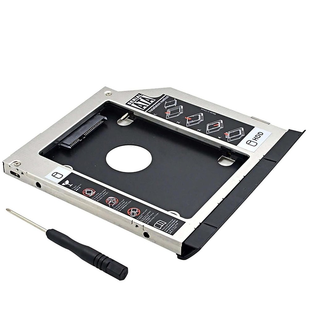 Caddy Hdd Ssd Dvd Cd Sata 3.0 Dell E6320 E6420 E6520 E6430 E6530 9.5Mm