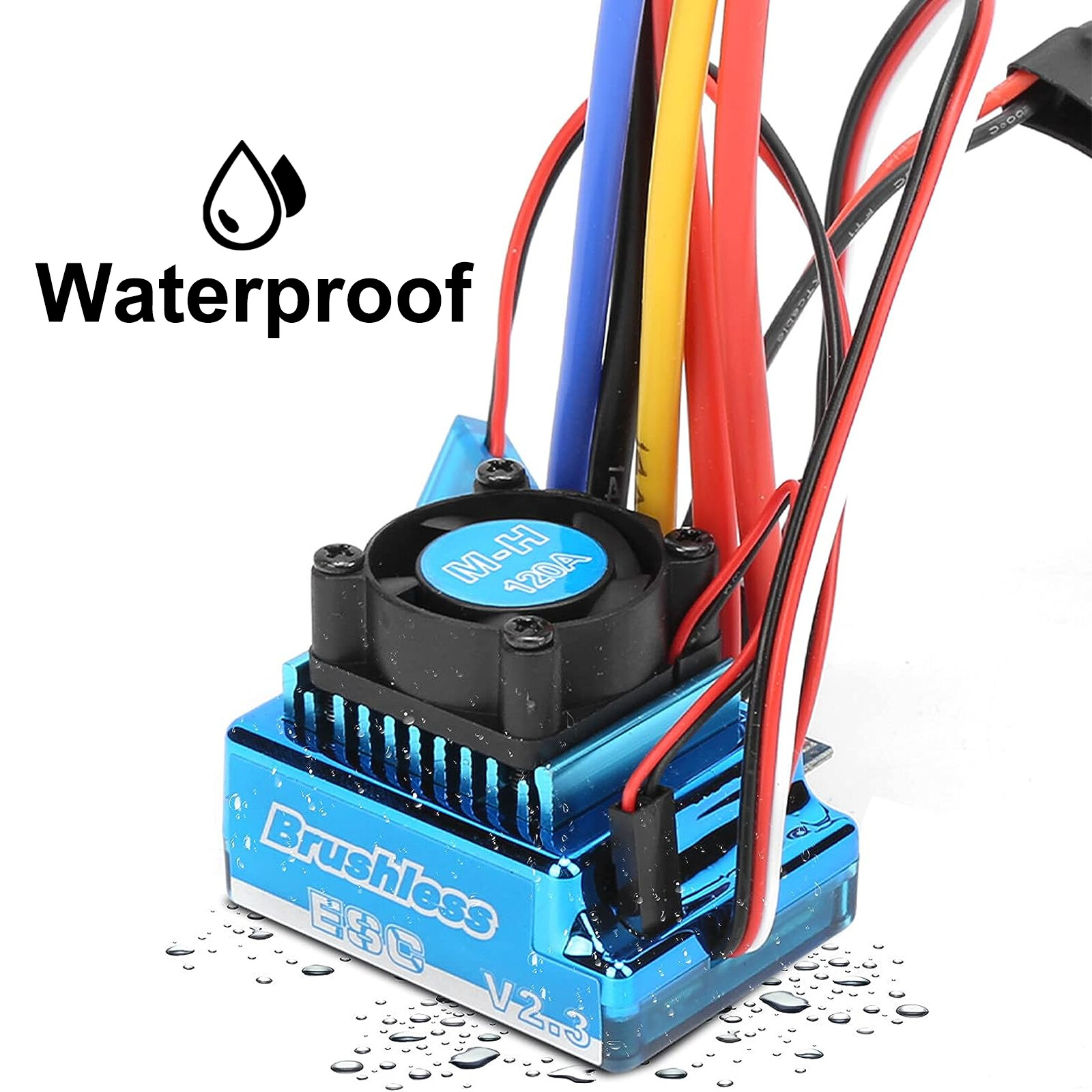 120A Brushless ESC Electric Accessories For 1/10 1/8 RC Car Speed Crawler Motor