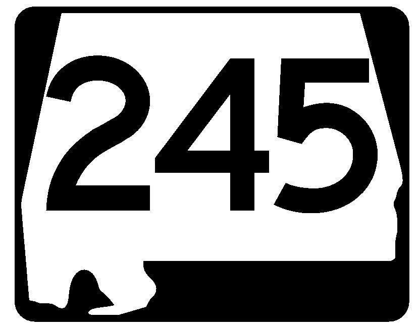 Alabama State Route 245 Sticker Decal