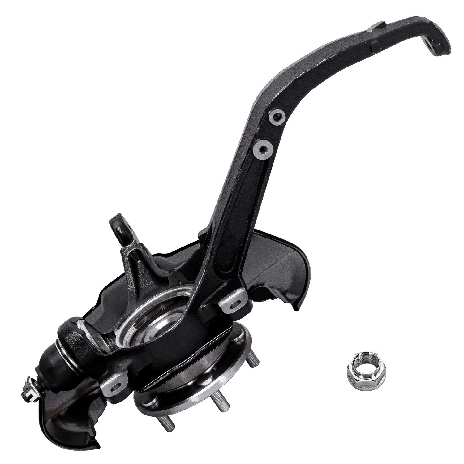 Front Left Steering Knuckle+Wheel Hub Bearing for 2009-12 Honda Accord Acura TSX