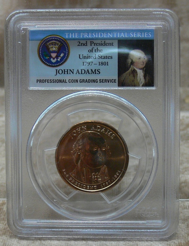 2007-D $1 JOHN ADAMS PCGS MS64 POSITION B