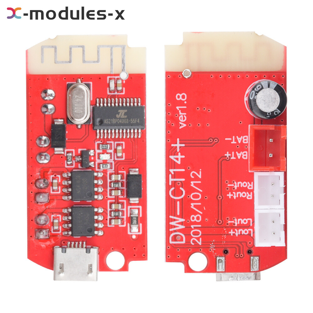 Dual Plate 3W Amplifier Board DIY Bluetooth Speaker Modification Module 3.7-5V
