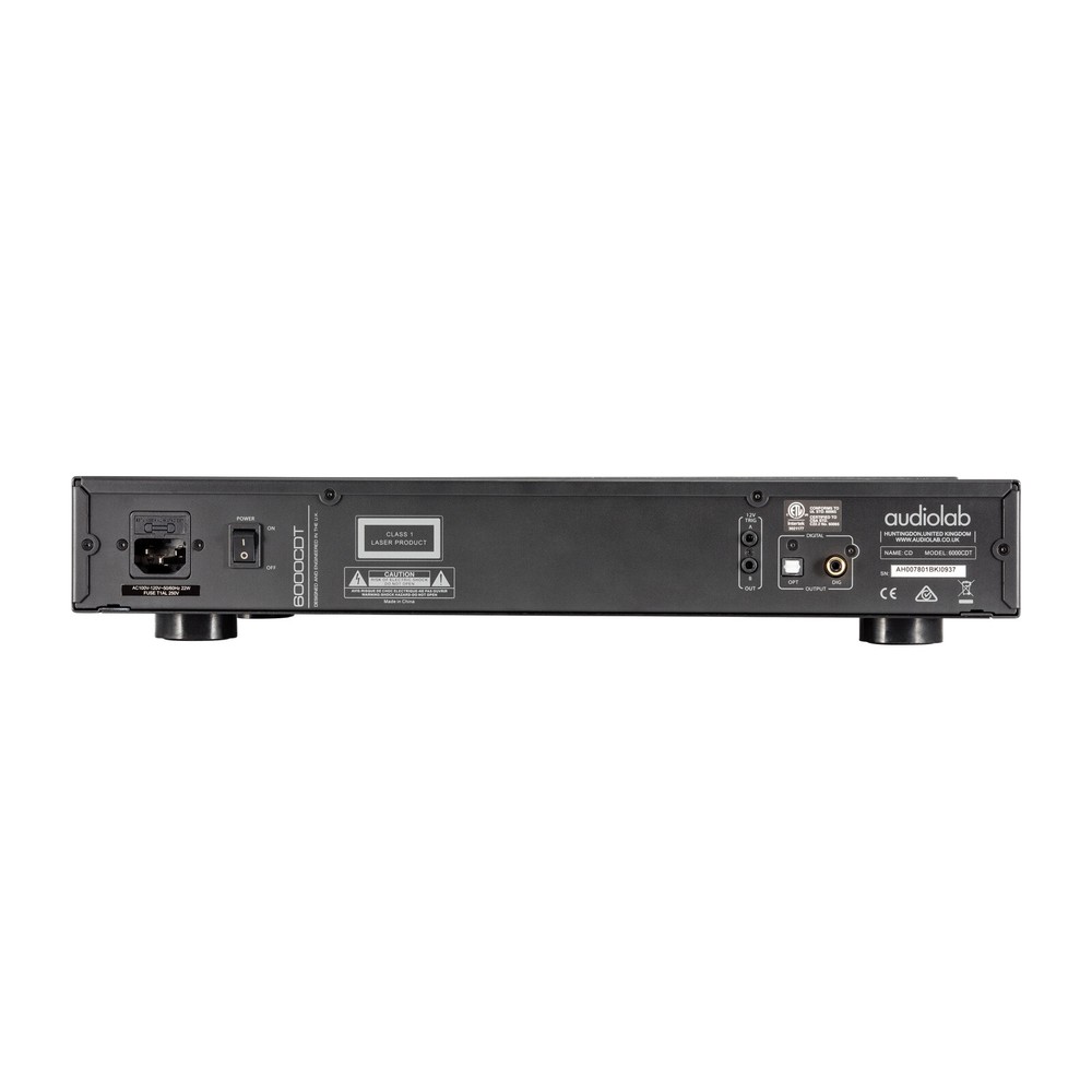 Audiolab 6000CDT CD Transport With Wireless Remote Control - Black